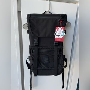 NWT Topo Designs Rover Tech Backpack Black